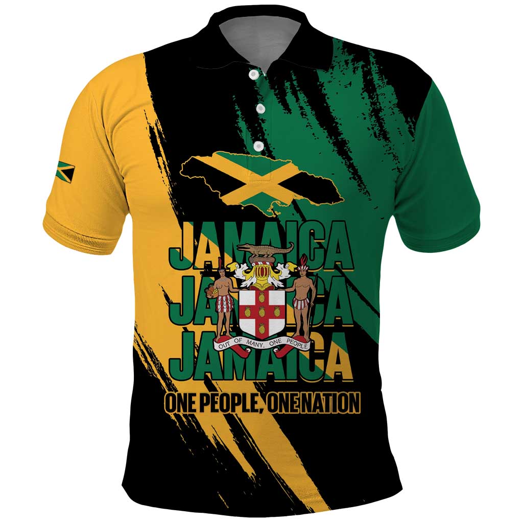 Jamaica Independence Day Polo Shirt One People One Nation