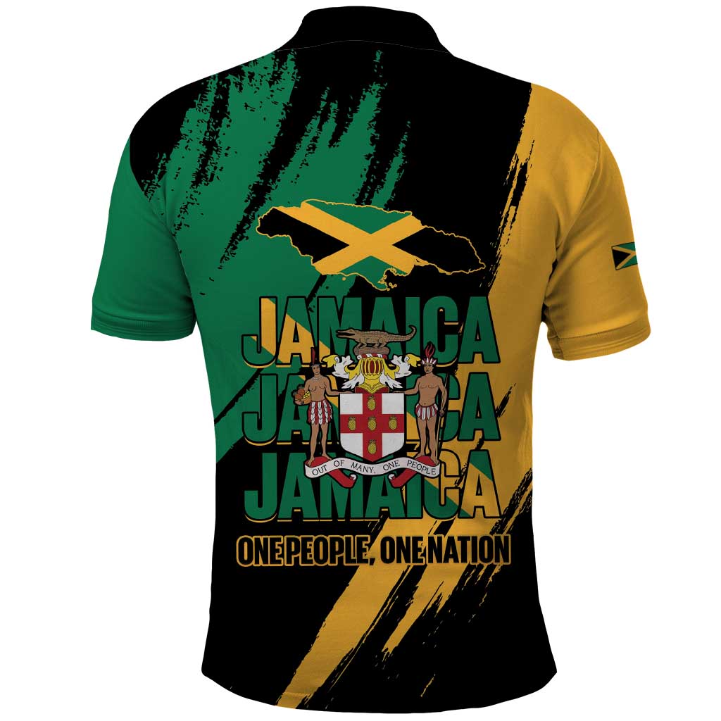 Jamaica Independence Day Polo Shirt One People One Nation