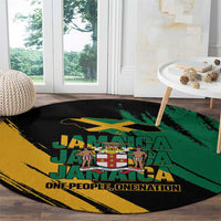Jamaica Independence Day Round Carpet One People One Nation