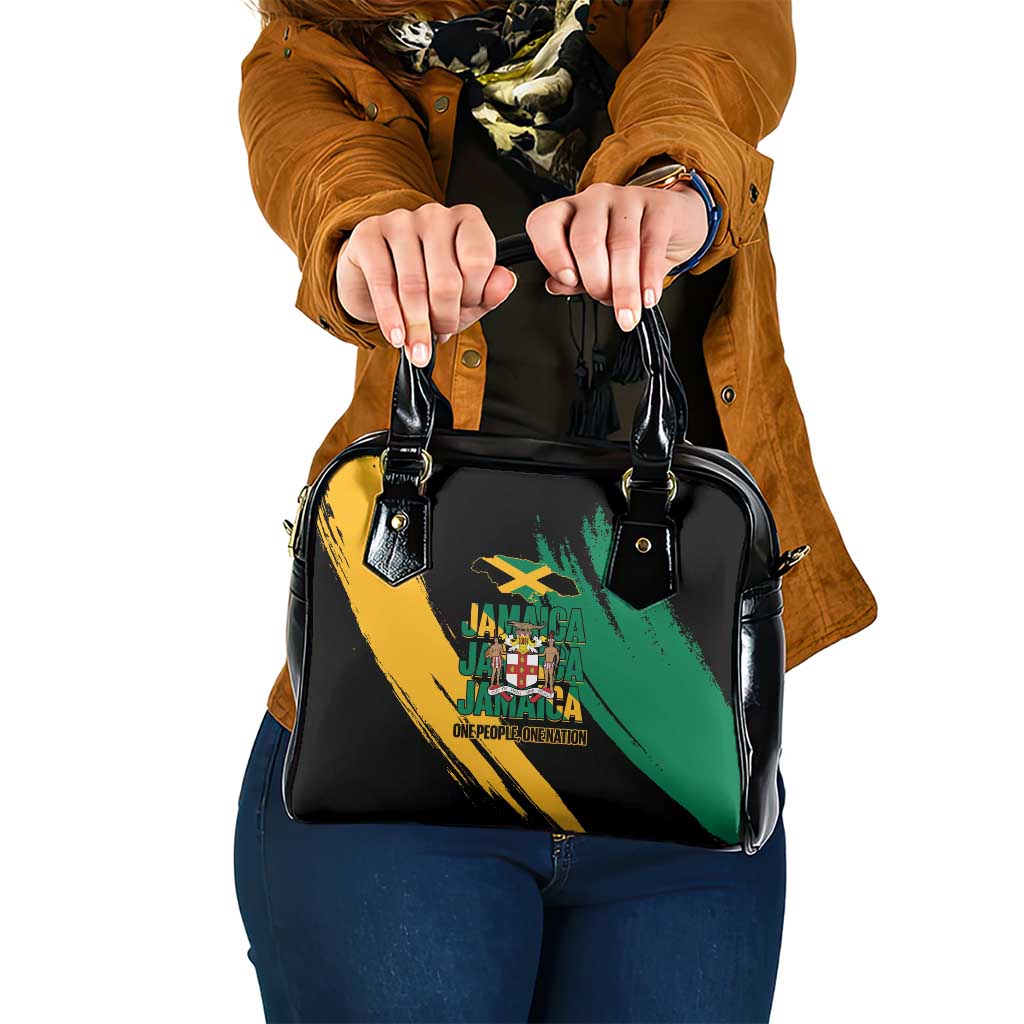 Jamaica Independence Day Shoulder Handbag One People One Nation