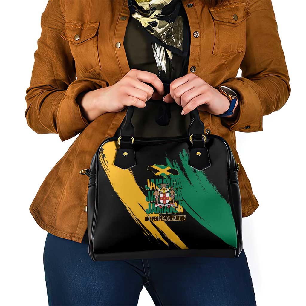 Jamaica Independence Day Shoulder Handbag One People One Nation