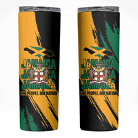 Jamaica Independence Day Skinny Tumbler One People One Nation