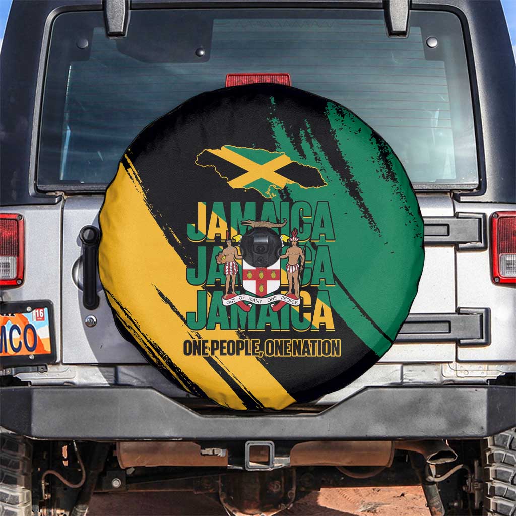 Jamaica Independence Day Spare Tire Cover One People One Nation
