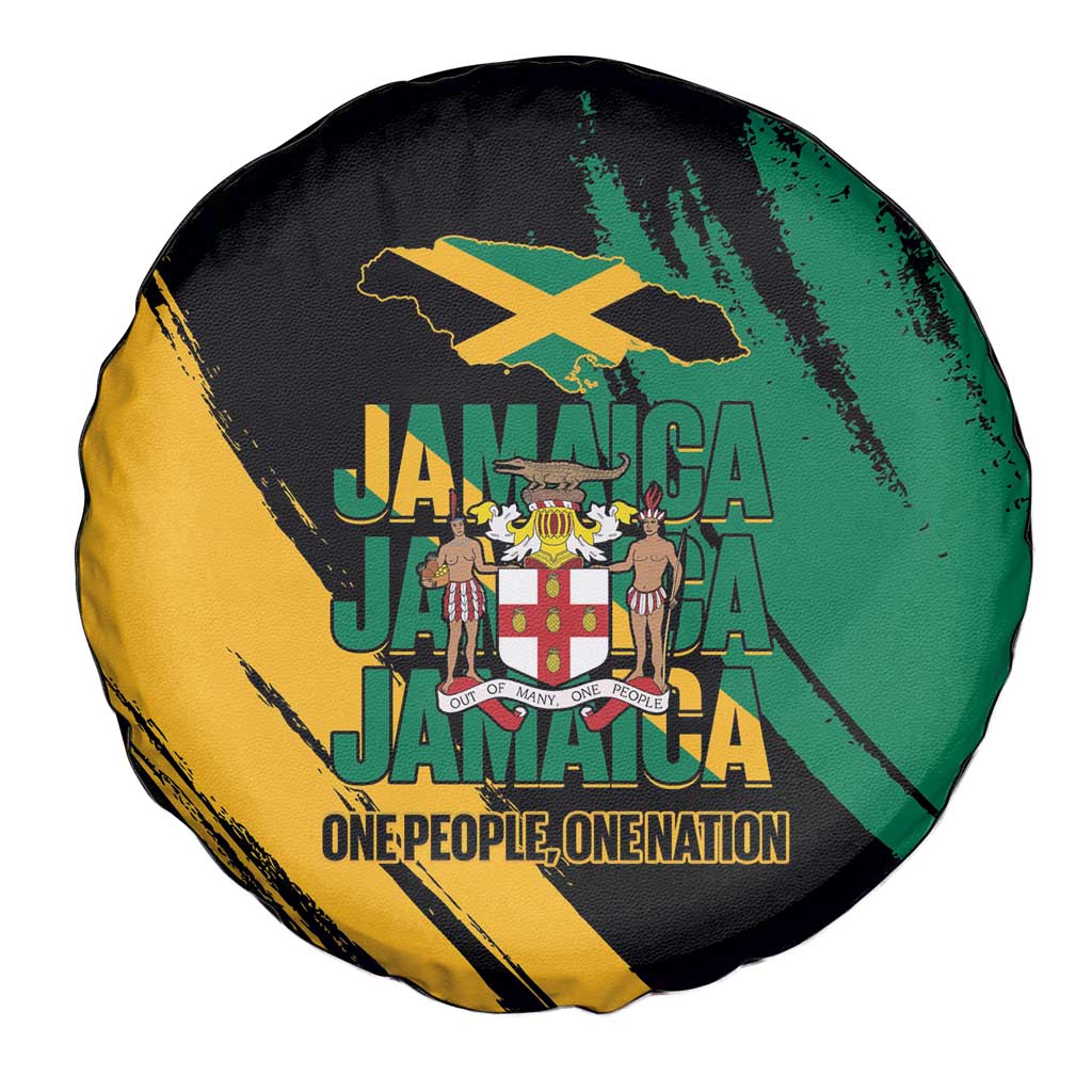 Jamaica Independence Day Spare Tire Cover One People One Nation