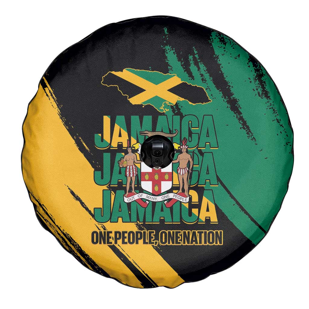 Jamaica Independence Day Spare Tire Cover One People One Nation