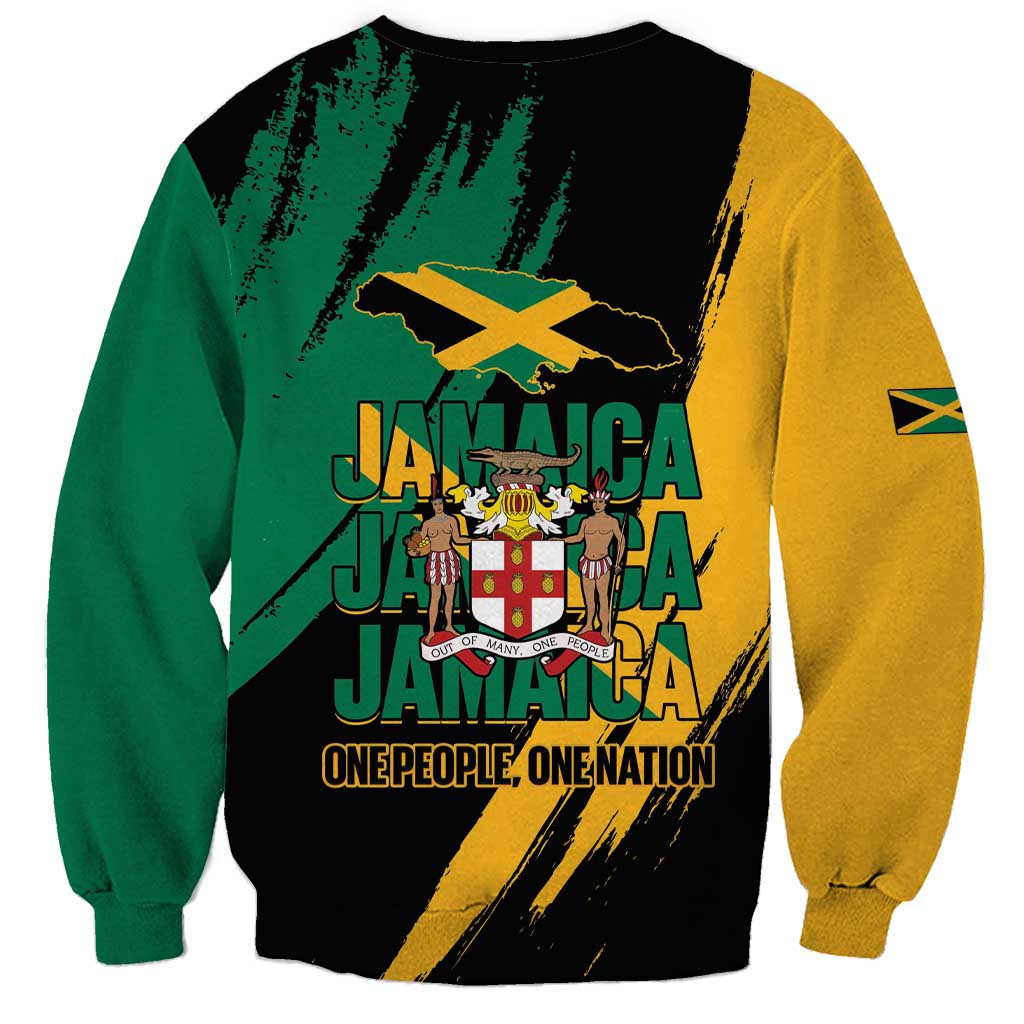 Jamaica Independence Day Sweatshirt One People One Nation
