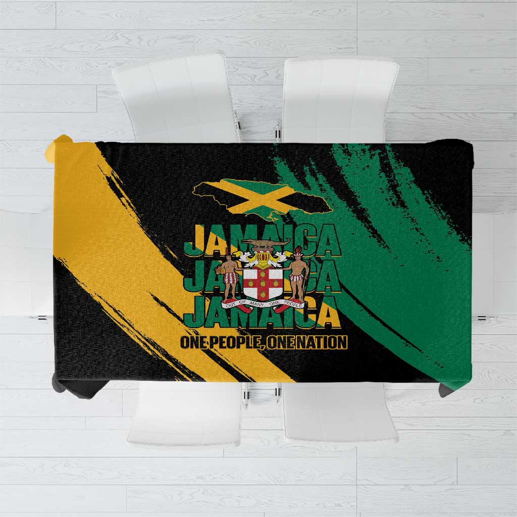 Jamaica Independence Day Tablecloth One People One Nation