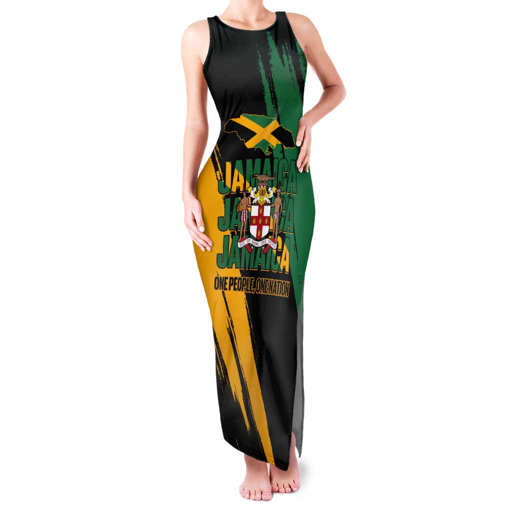 Jamaica Independence Day Tank Maxi Dress One People One Nation