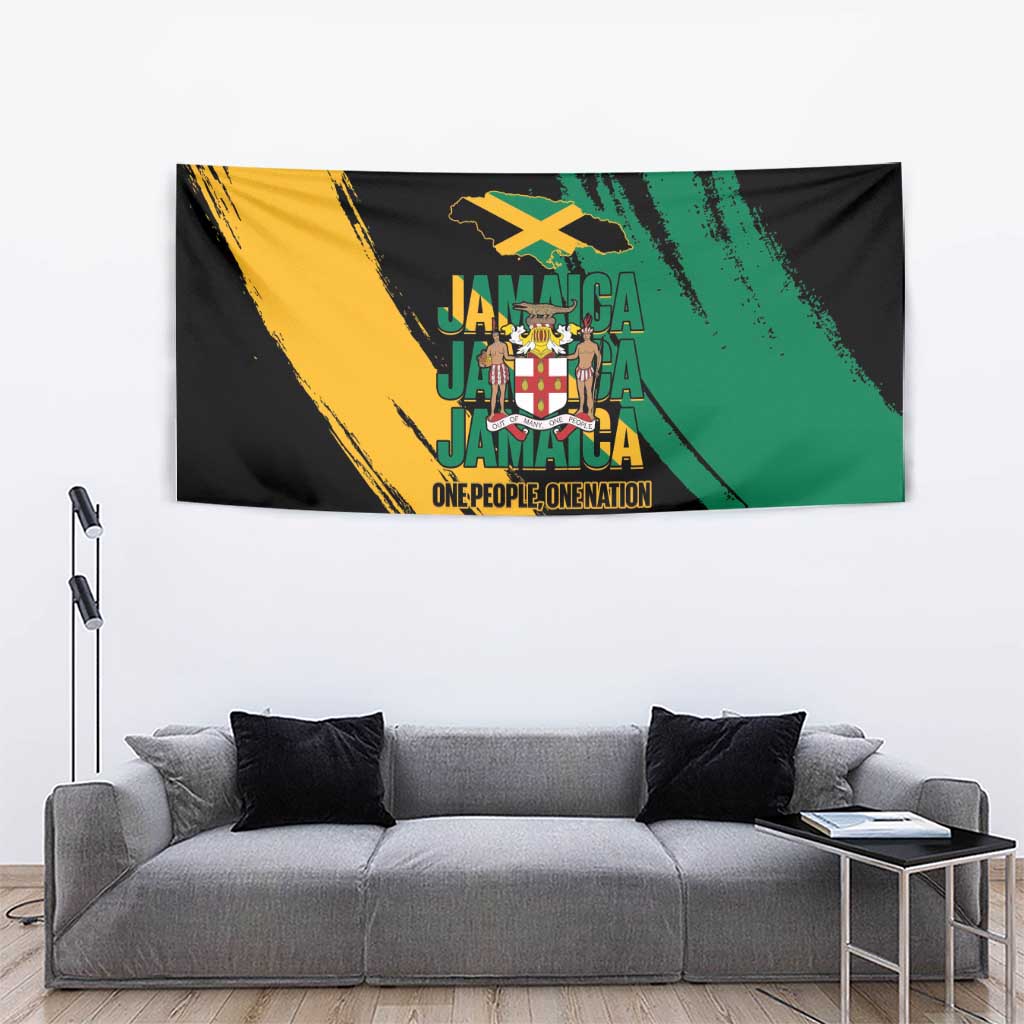 Jamaica Independence Day Tapestry One People One Nation