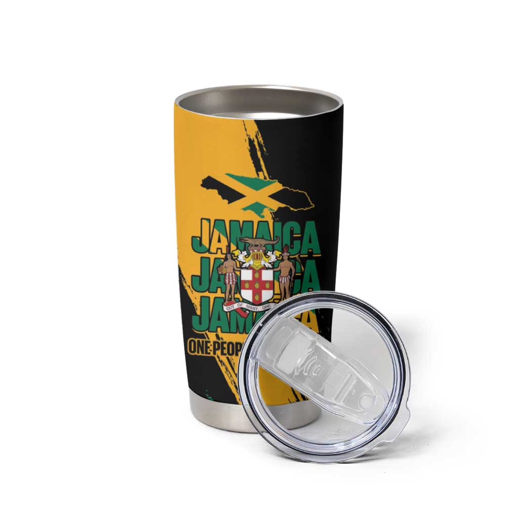Jamaica Independence Day Tumbler Cup One People One Nation