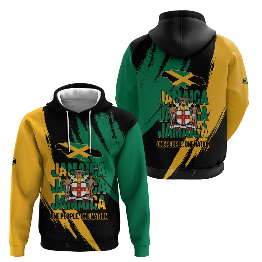 Jamaica Independence Day Zip Hoodie One People One Nation