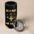 Jamaica Independence Day 4 in 1 Can Cooler Tumbler Out Of Many One People Gold Color