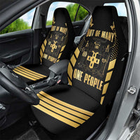 Jamaica Independence Day Car Seat Cover Out Of Many One People Gold Color