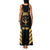 Jamaica Independence Day Family Matching Tank Maxi Dress and Hawaiian Shirt Out Of Many One People Gold Color