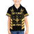 Jamaica Independence Day Family Matching Tank Maxi Dress and Hawaiian Shirt Out Of Many One People Gold Color