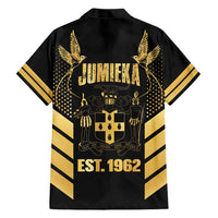 Jamaica Independence Day Hawaiian Shirt Out Of Many One People Gold Color