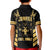 Jamaica Independence Day Kid Polo Shirt Out Of Many One People Gold Color