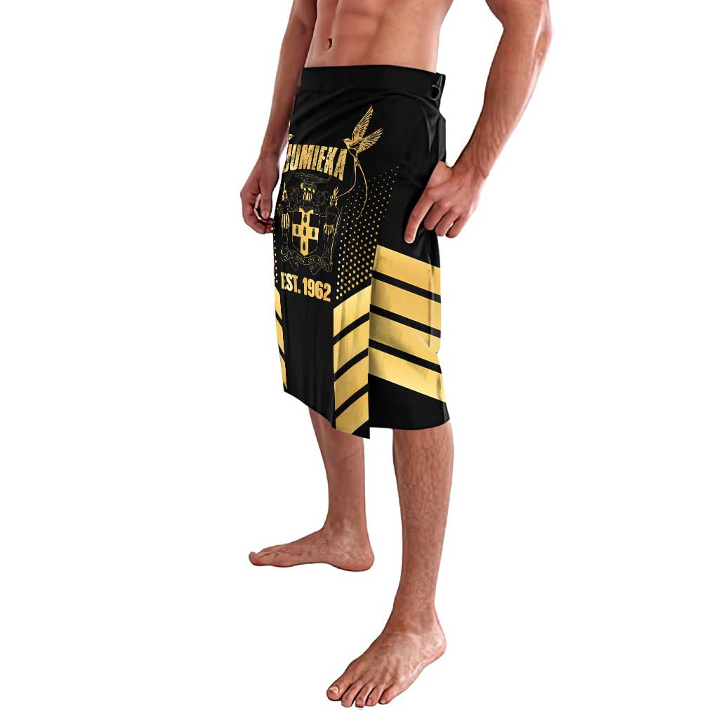 Jamaica Independence Day Lavalava Out Of Many One People Gold Color