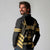 Jamaica Independence Day Long Sleeve Polo Shirt Out Of Many One People Gold Color