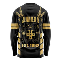 Jamaica Independence Day Long Sleeve Shirt Out Of Many One People Gold Color