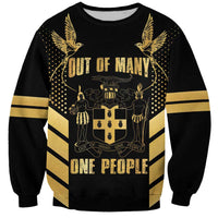 Jamaica Independence Day Sweatshirt Out Of Many One People Gold Color