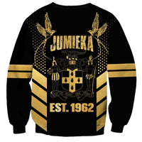 Jamaica Independence Day Sweatshirt Out Of Many One People Gold Color