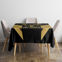 Jamaica Independence Day Tablecloth Out Of Many One People Gold Color