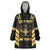 Jamaica Independence Day Wearable Blanket Hoodie Out Of Many One People Gold Color