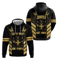 Jamaica Independence Day Zip Hoodie Out Of Many One People Gold Color