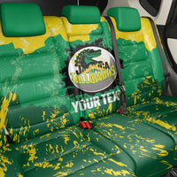 Custom Jamaica Cricket Back Car Seat Cover Go Champions Tallawahs Grunge Style