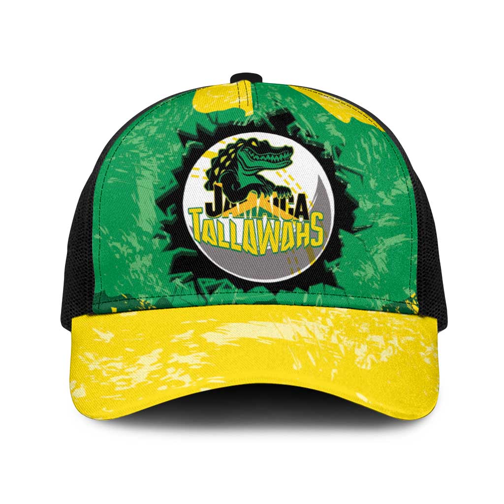 Jamaica Cricket Baseball Net Cap Go Champions Tallawahs Grunge Style - Wonder Print Shop