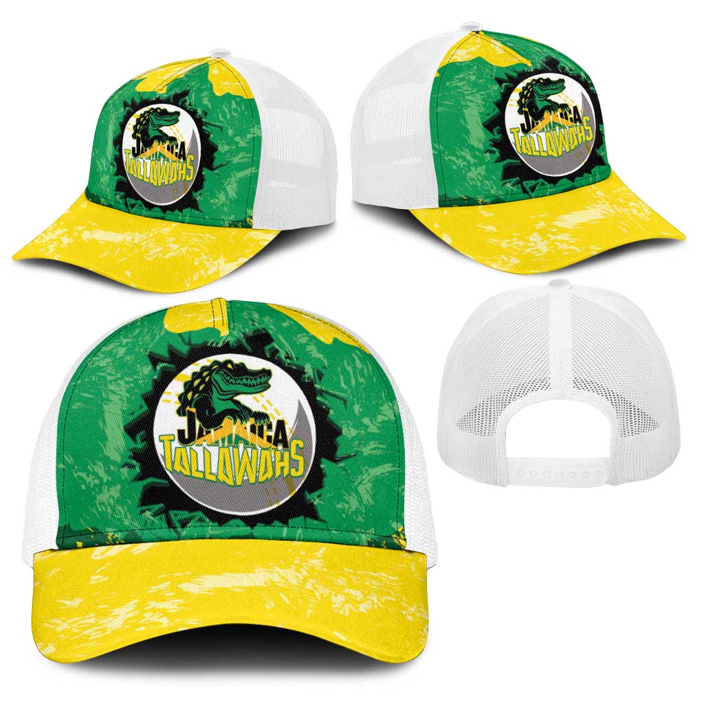 Jamaica Cricket Baseball Net Cap Go Champions Tallawahs Grunge Style - Wonder Print Shop