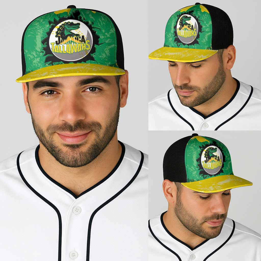 Jamaica Cricket Baseball Net Cap Go Champions Tallawahs Grunge Style - Wonder Print Shop