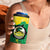 Custom Jamaica Cricket 4 in 1 Can Cooler Tumbler Go Champions Tallawahs Grunge Style