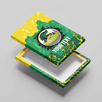 Custom Jamaica Cricket Canvas Wall Art Go Champions Tallawahs Grunge Style