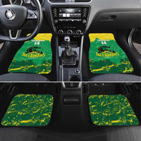 Custom Jamaica Cricket Car Mats Go Champions Tallawahs Grunge Style