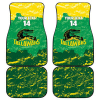 Custom Jamaica Cricket Car Mats Go Champions Tallawahs Grunge Style