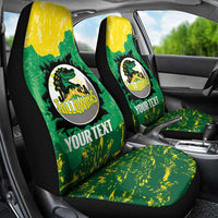 Custom Jamaica Cricket Car Seat Cover Go Champions Tallawahs Grunge Style