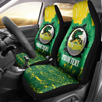Custom Jamaica Cricket Car Seat Cover Go Champions Tallawahs Grunge Style