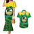 Custom Jamaica Cricket Couples Matching Mermaid Dress and Hawaiian Shirt Go Champions Tallawahs Grunge Style