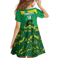 Custom Jamaica Cricket Family Matching Long Sleeve Bodycon Dress and Hawaiian Shirt Go Champions Tallawahs Grunge Style