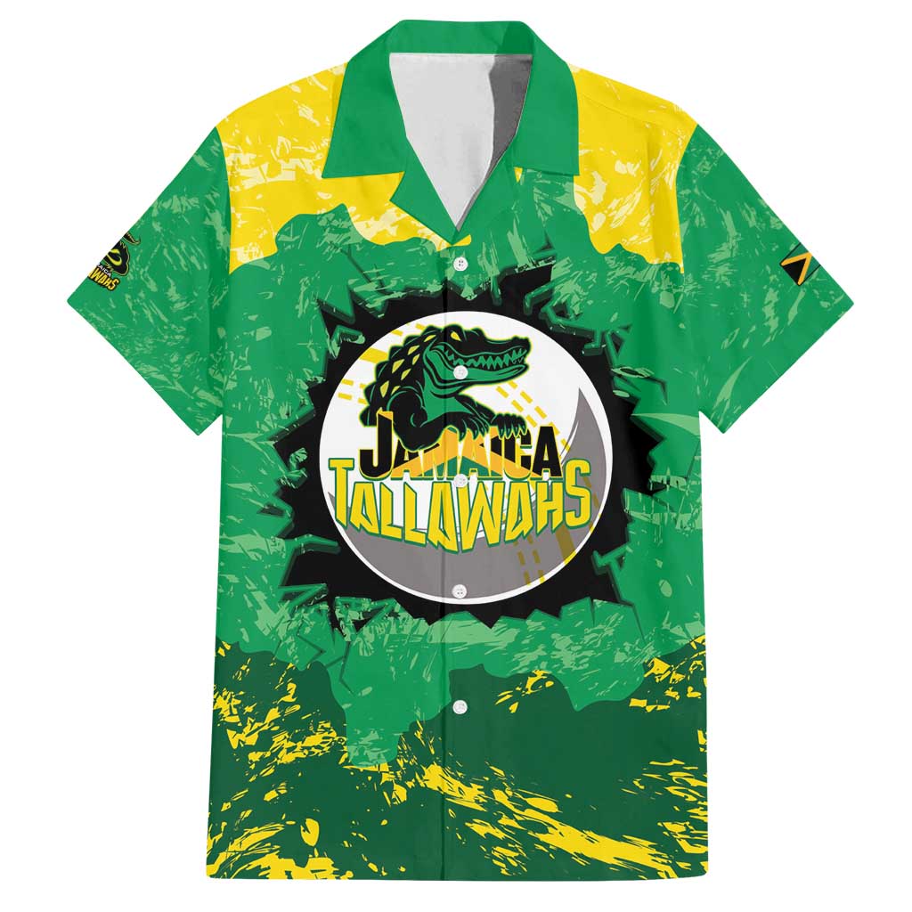 Custom Jamaica Cricket Family Matching Long Sleeve Bodycon Dress and Hawaiian Shirt Go Champions Tallawahs Grunge Style