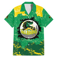 Custom Jamaica Cricket Family Matching Mermaid Dress and Hawaiian Shirt Go Champions Tallawahs Grunge Style