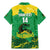 Custom Jamaica Cricket Family Matching Mermaid Dress and Hawaiian Shirt Go Champions Tallawahs Grunge Style
