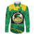 Custom Jamaica Cricket Family Matching Off The Shoulder Long Sleeve Dress and Hawaiian Shirt Go Champions Tallawahs Grunge Style