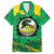 Custom Jamaica Cricket Family Matching Off Shoulder Maxi Dress and Hawaiian Shirt Go Champions Tallawahs Grunge Style