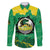 Custom Jamaica Cricket Family Matching Off Shoulder Maxi Dress and Hawaiian Shirt Go Champions Tallawahs Grunge Style