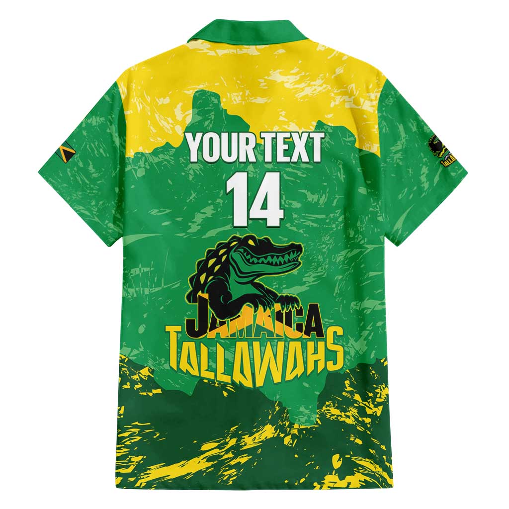 Custom Jamaica Cricket Family Matching Short Sleeve Bodycon Dress and Hawaiian Shirt Go Champions Tallawahs Grunge Style
