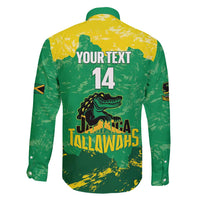 Custom Jamaica Cricket Family Matching Summer Maxi Dress and Hawaiian Shirt Go Champions Tallawahs Grunge Style