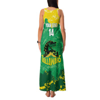 Custom Jamaica Cricket Family Matching Tank Maxi Dress and Hawaiian Shirt Go Champions Tallawahs Grunge Style